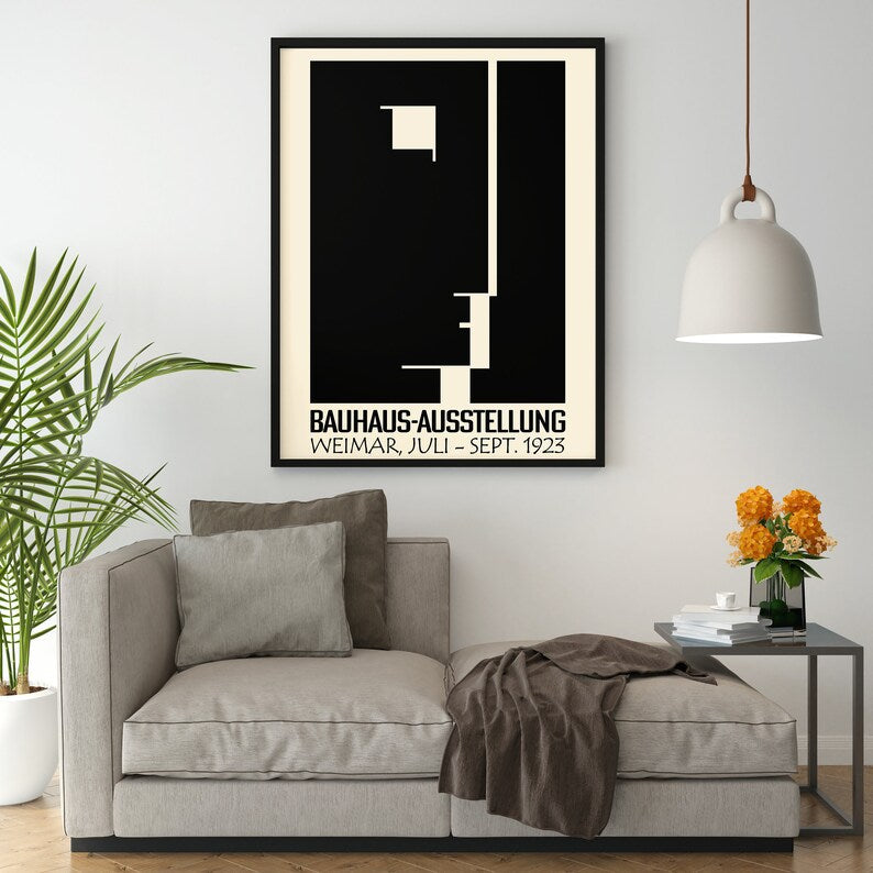 Bauhaus Ausstellung Plakat - plakatstore