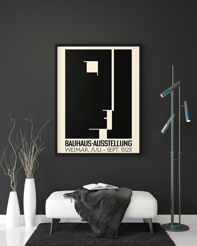 Bauhaus Ausstellung Plakat - plakatstore