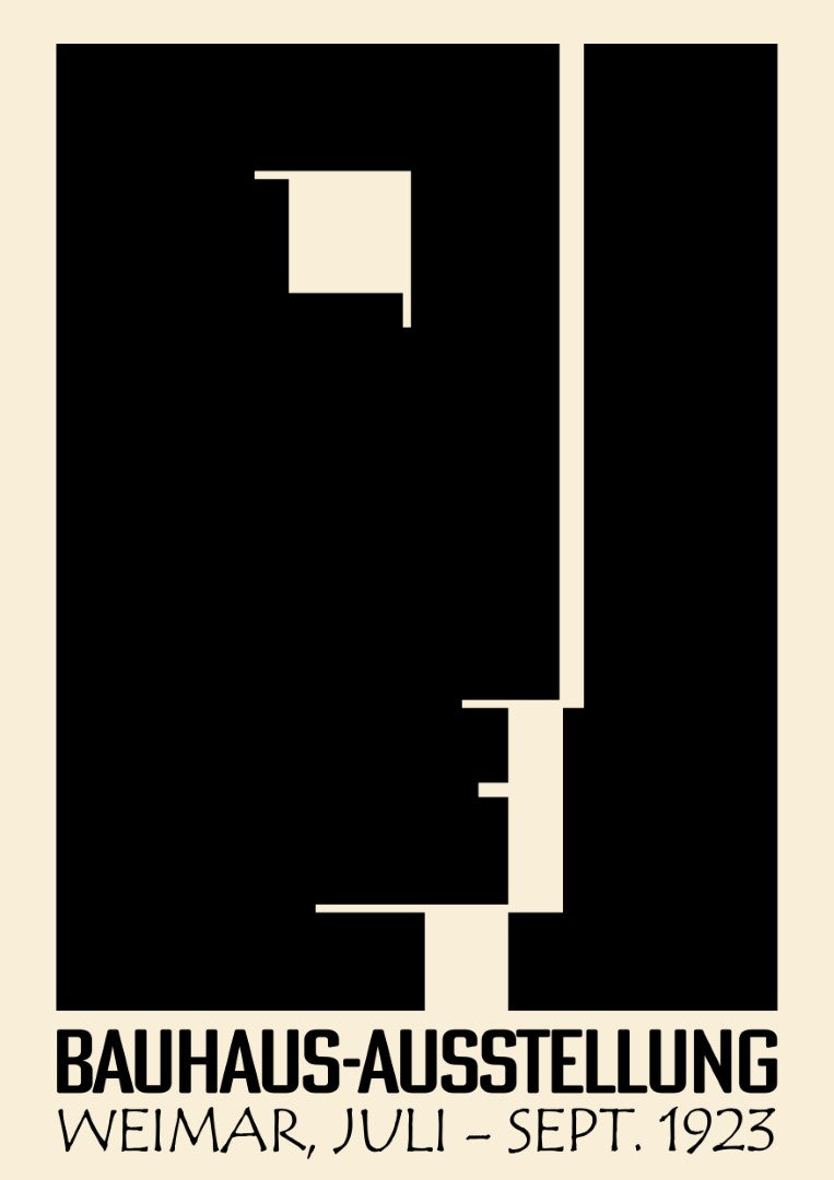 Bauhaus Ausstellung Plakat - plakatstore