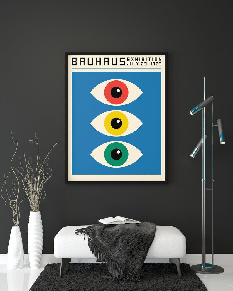 Bauhaus Colored Eyes Plakat 3