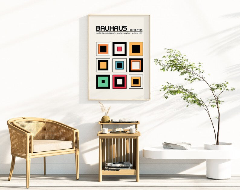 Bauhaus Manifesto Plakat - plakatstore