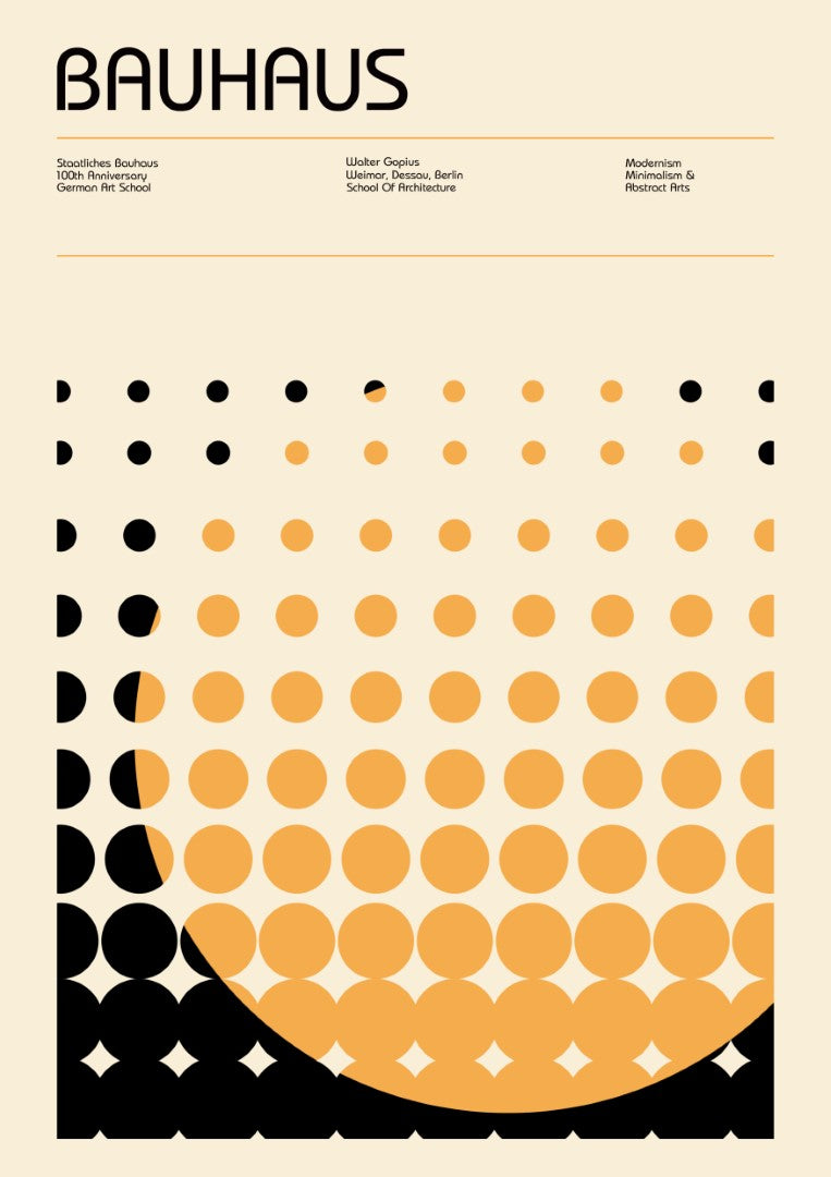 Bauhaus Staatliches Plakat - plakatstore
