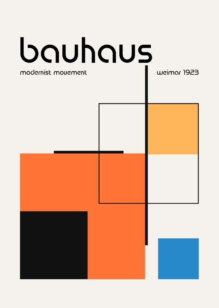 Bauhaus Weimar Plakat - plakatstore