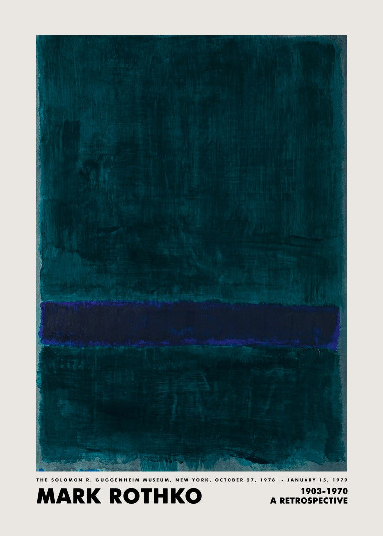 Blue Green Plakat - plakatstore