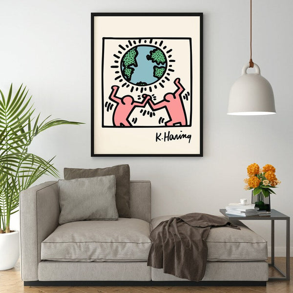 Keith Haring Earth Day Plakat 2
