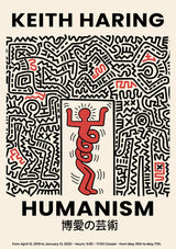 Keith Haring Humanism Plakat