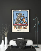 Keith Haring Pisa 89 Plakat 3