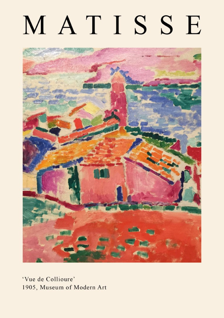 Matisse Vue de Collioure Plakat