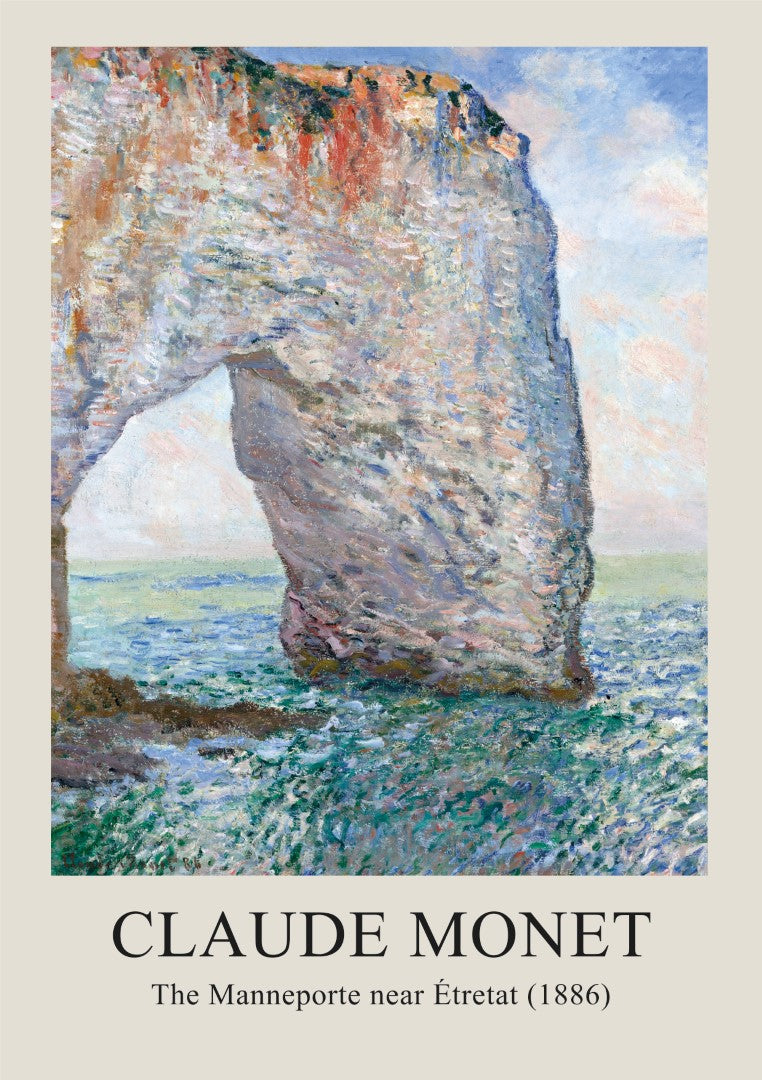 Monet Manneporte Plakat