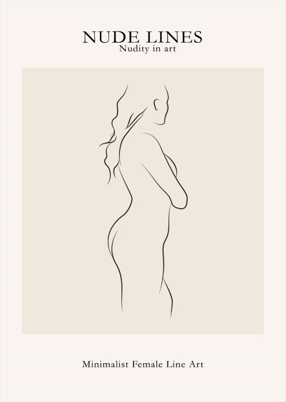 Nude Lines No 1 Plakat