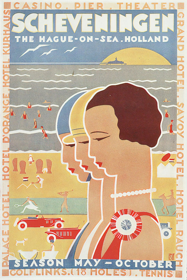 Vintage Plakater fra Forskellige Årtier: En Rejse gennem Tidens Kunst