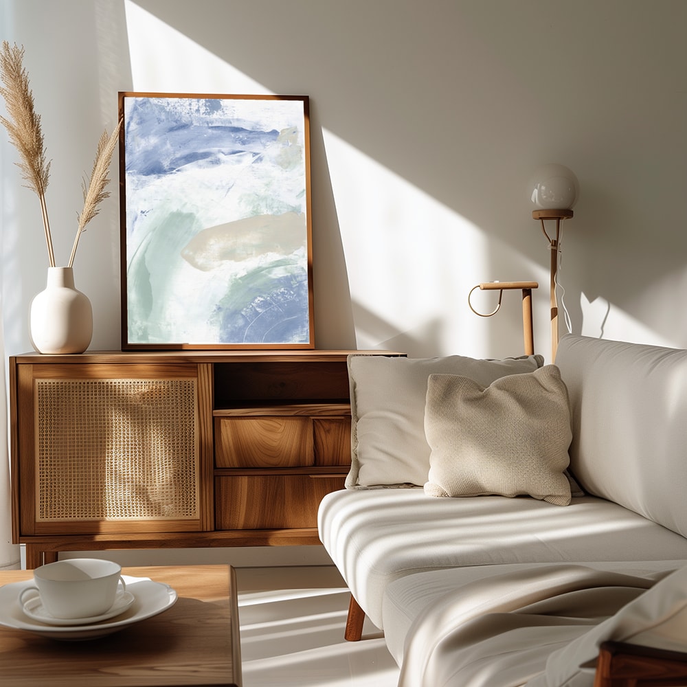 Serene Coastal Abstract