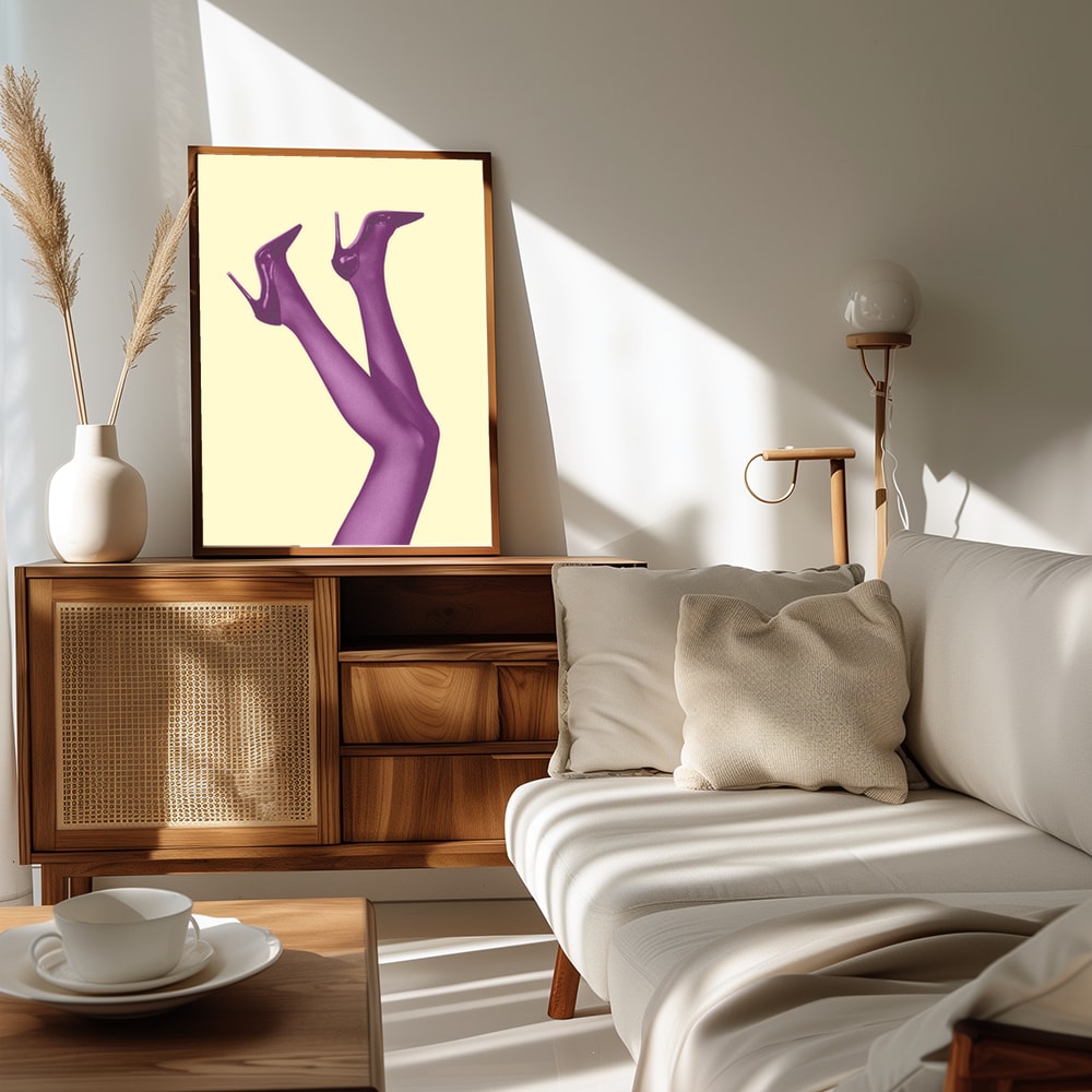Stylish Purple Legs