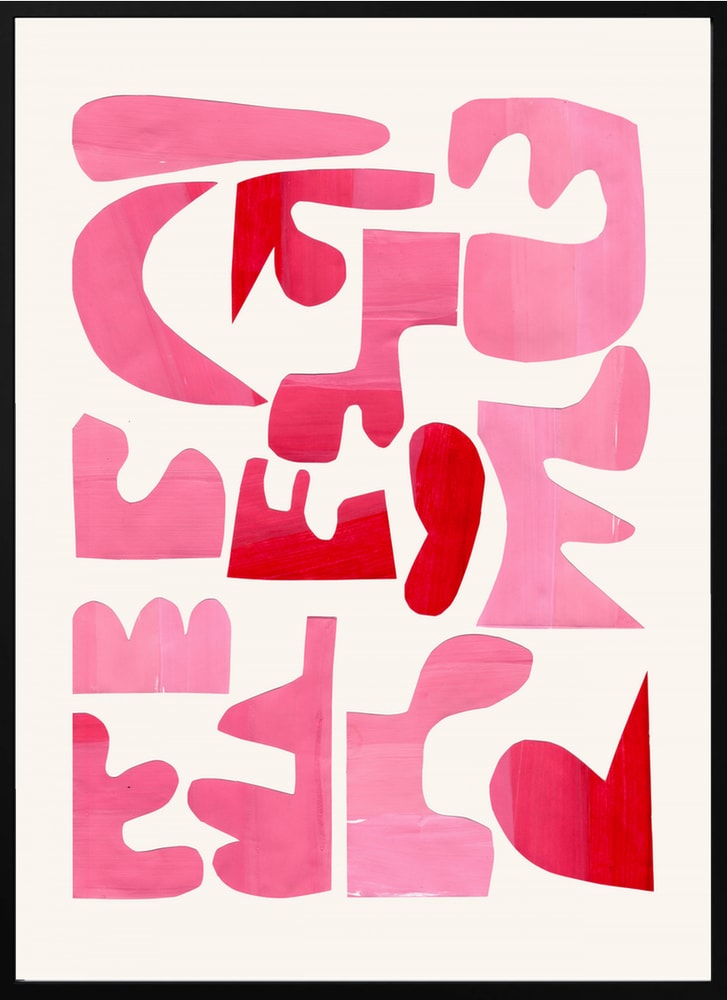 Bold Pink Shapes