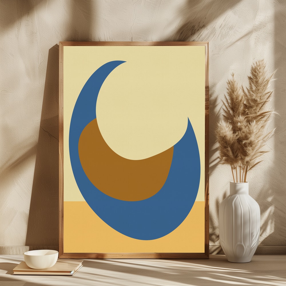 Blue Brown Embrace