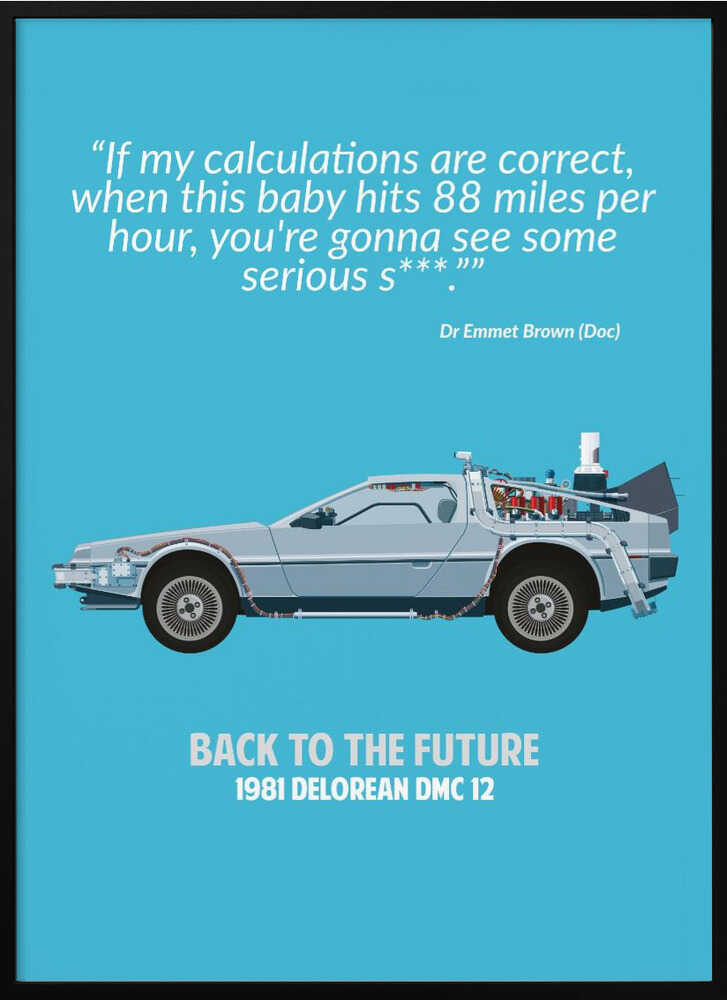 Back To the Future Standard Wall Art