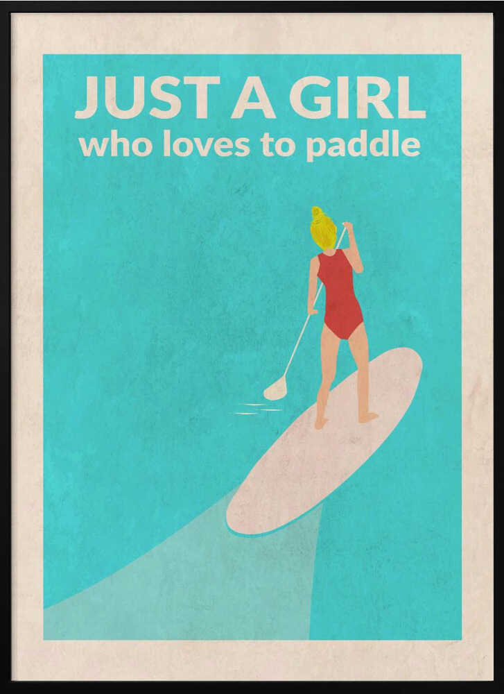 Just a Girl Who Loved To Paddle (blonde)