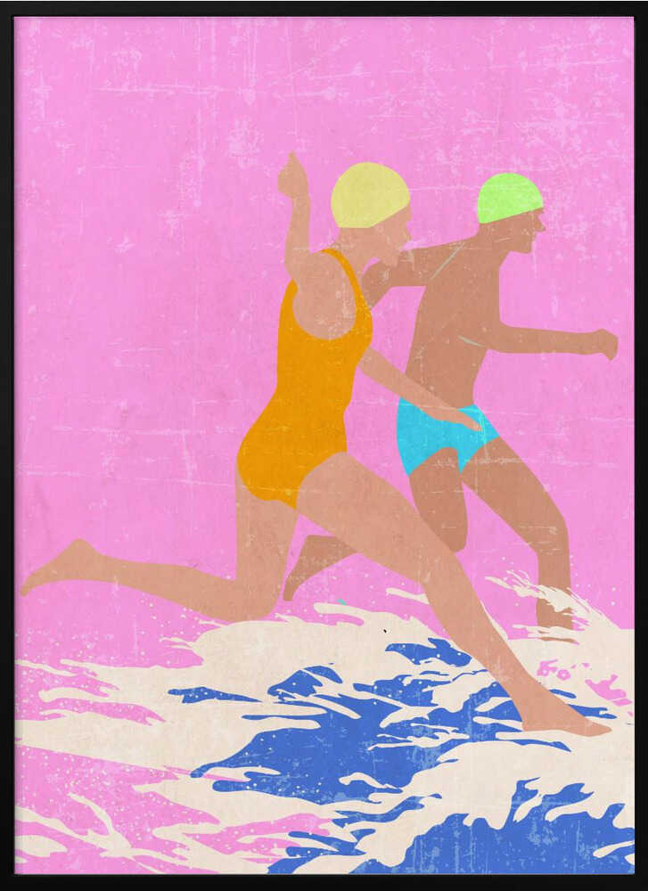 Running Swimmers (pink)