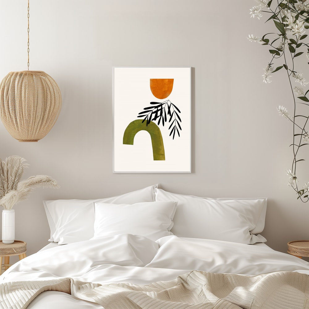 Abstract Olive Arch