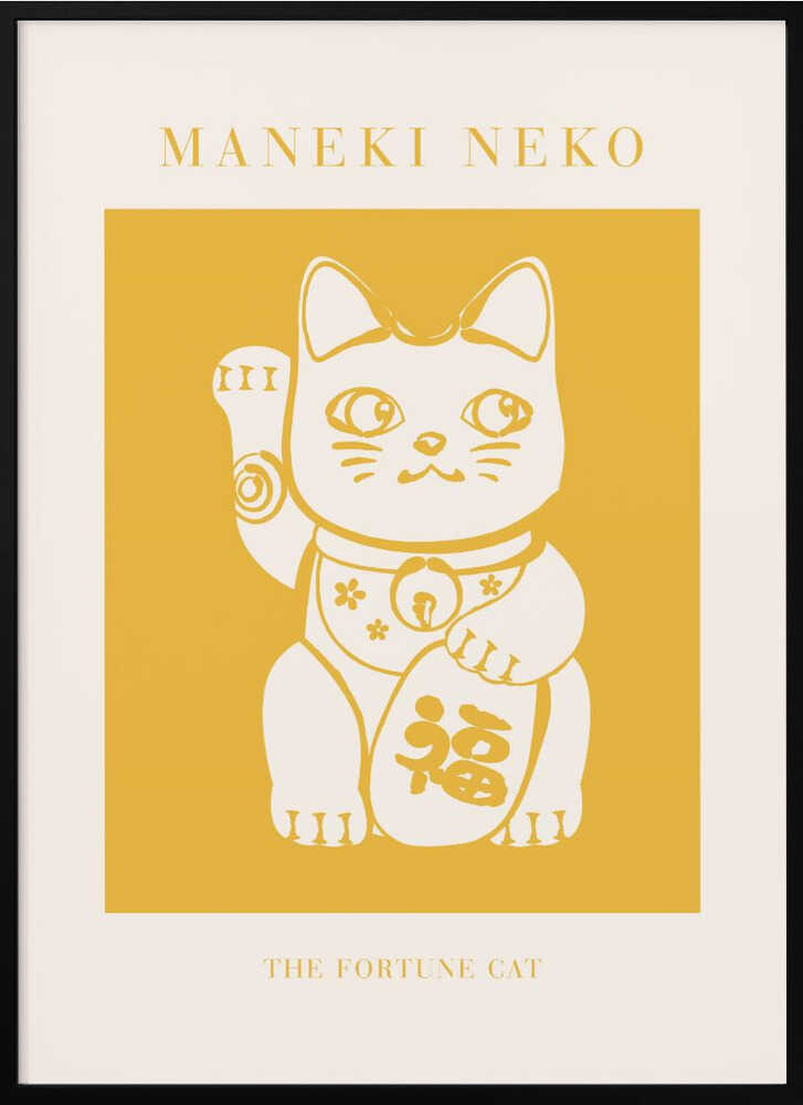 Maneki-Neko Yellow Cat