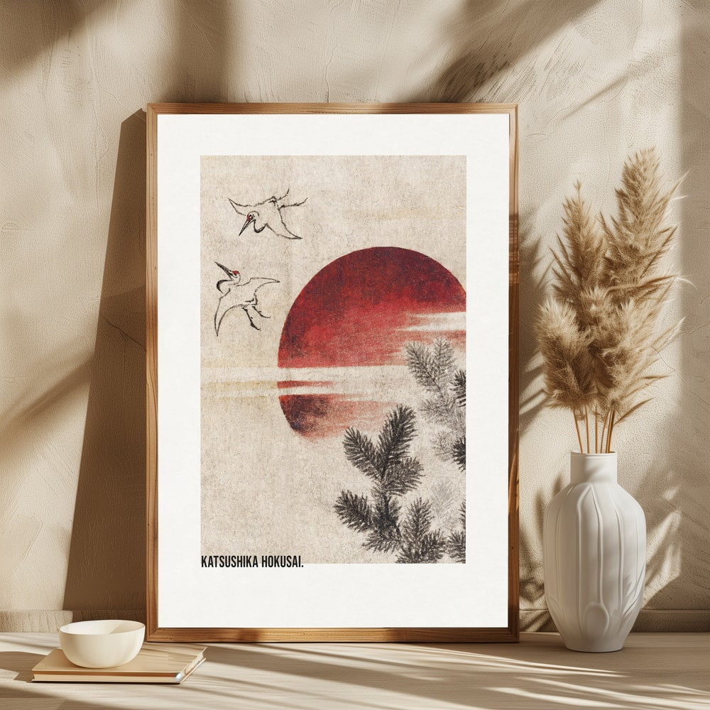 Birds and Sunset, From Album of Sketches (1814)
