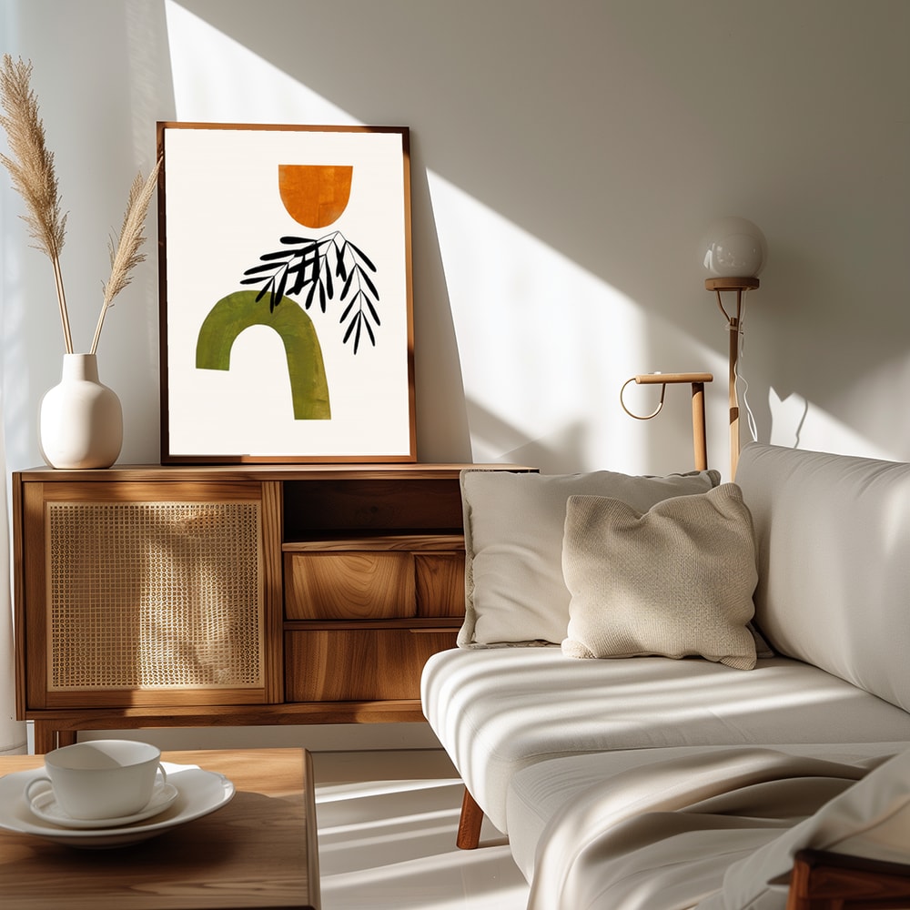 Abstract Olive Arch
