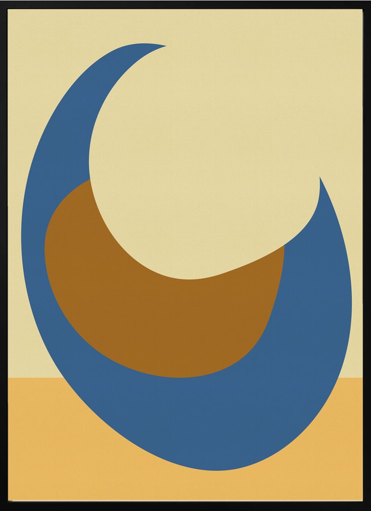 Blue Brown Embrace