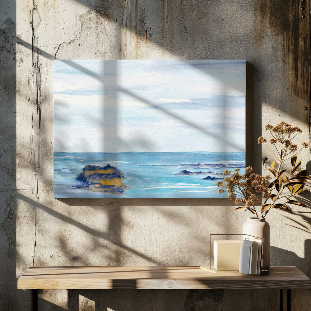 Tranquil Seascape with Rocky