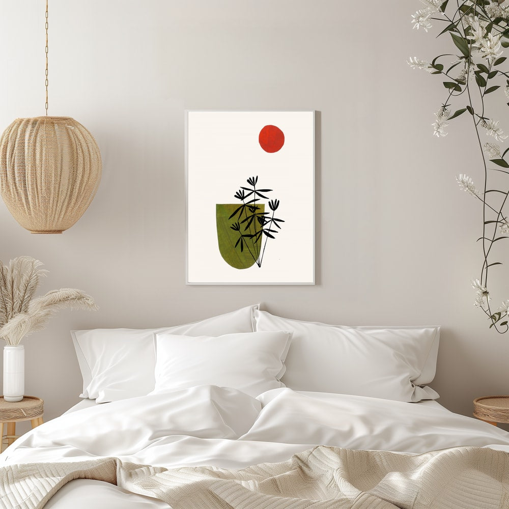 Green Plant Red Sun