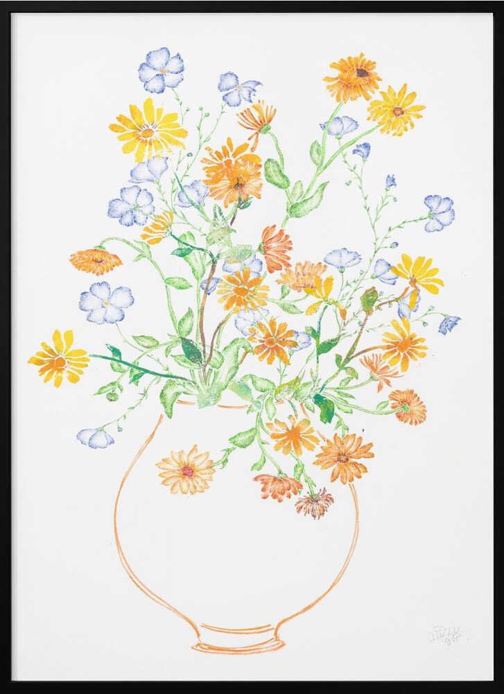 Vibrant Vase of Flowers