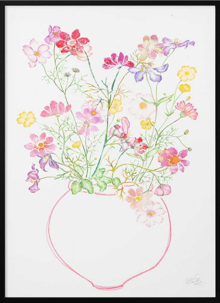 Colorful Watercolor Bouquet