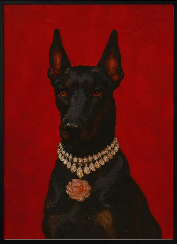 Elegant Doberman Portrait