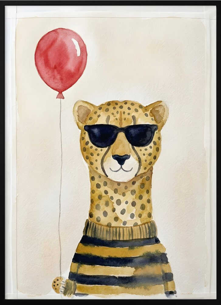 Cool Cheetah Balloon