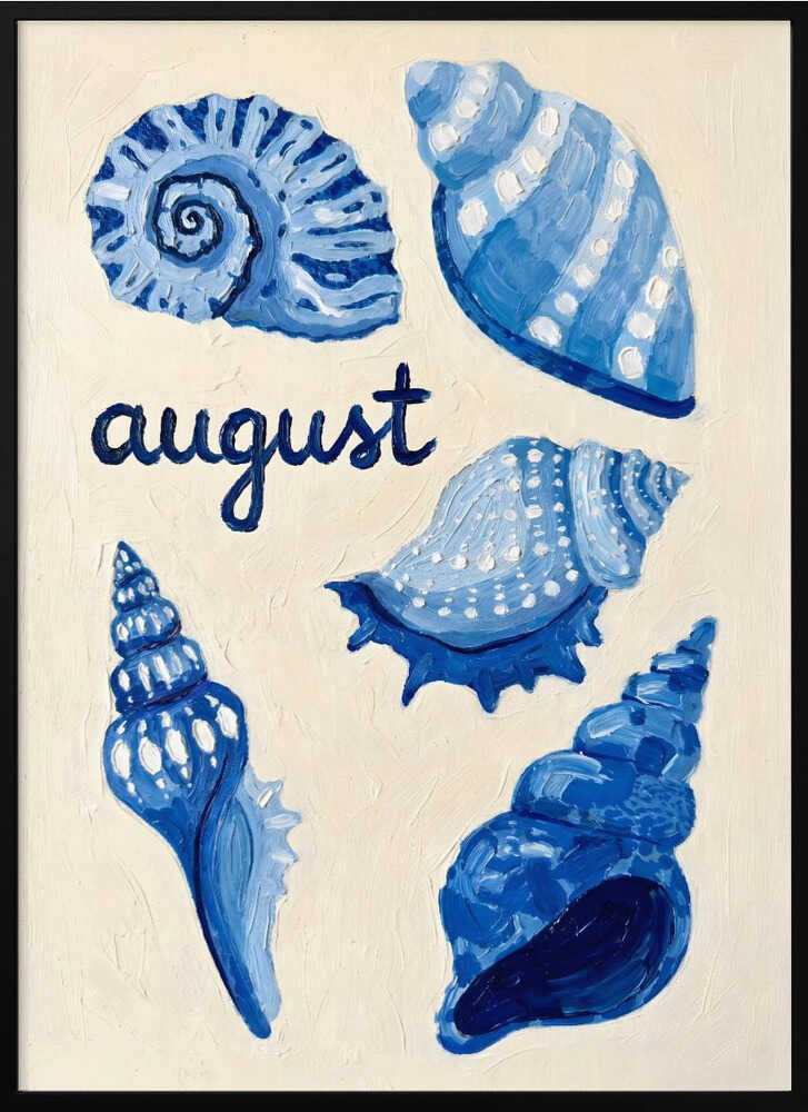 Blue August Seashells