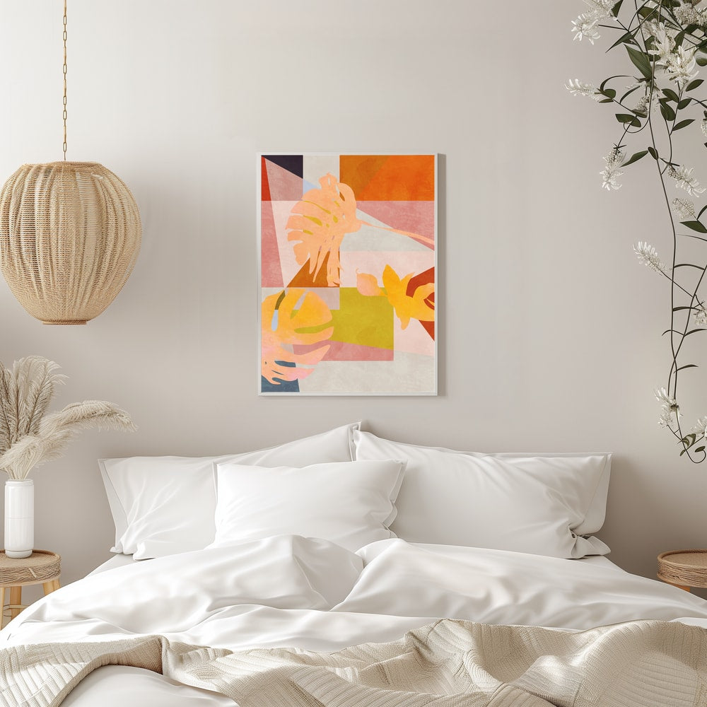 Organic Bauhaus Geometry Leaves