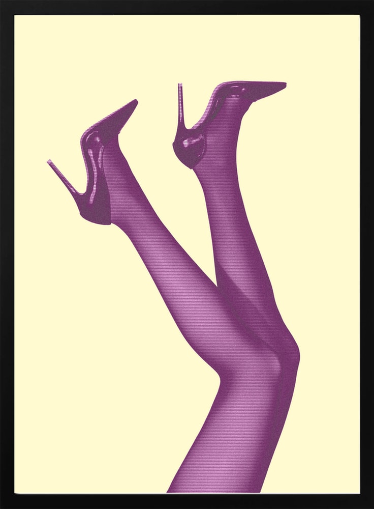 Stylish Purple Legs