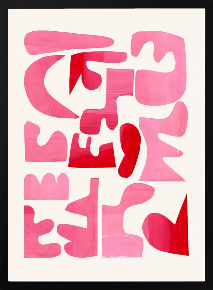 Bold Pink Shapes