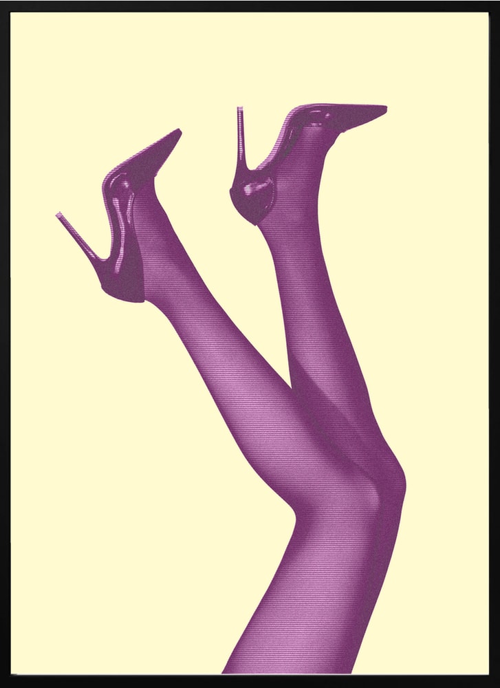 Stylish Purple Legs