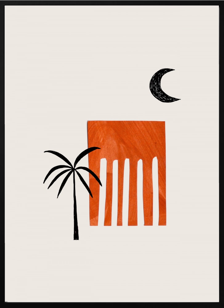 Desert Palm Moon