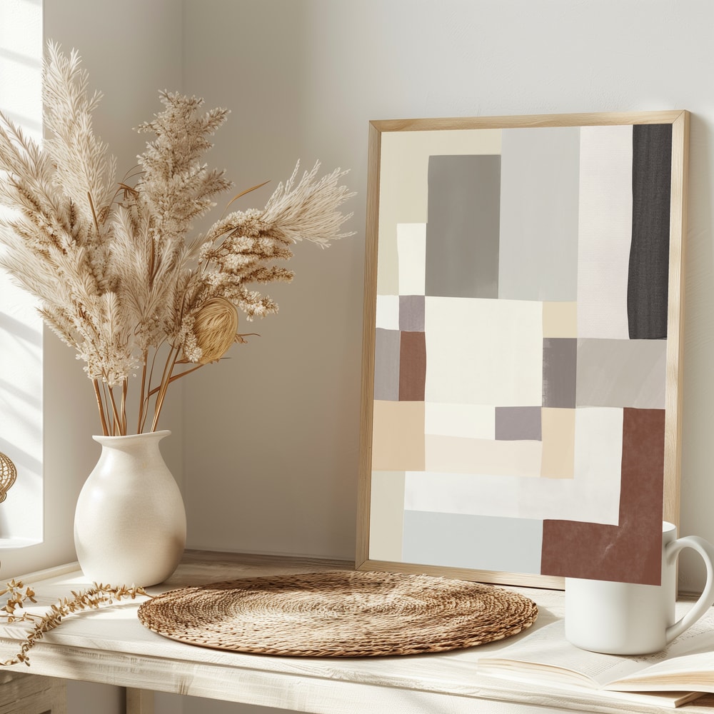 Muted Geometric Abstract