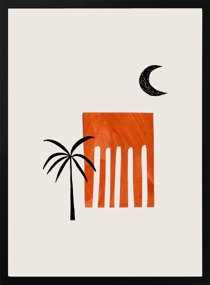 Desert Palm Moon