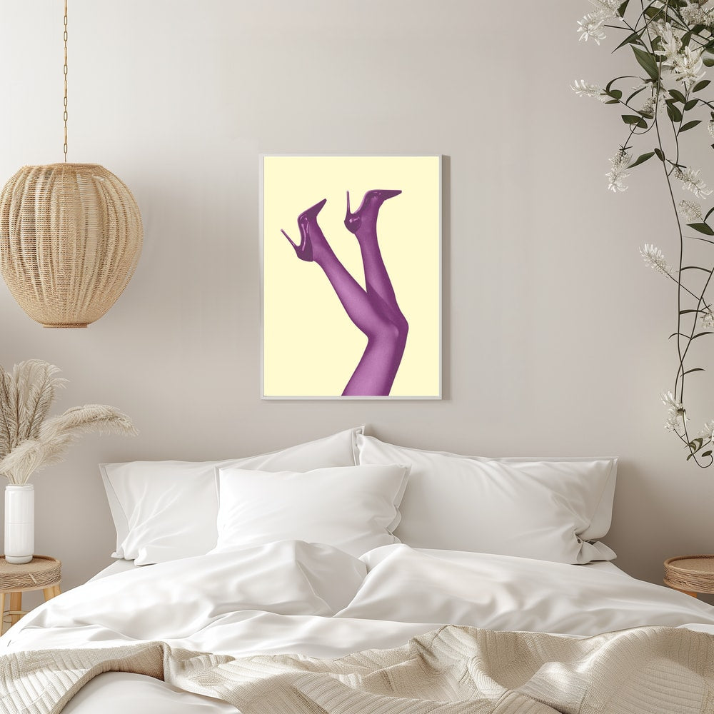 Stylish Purple Legs