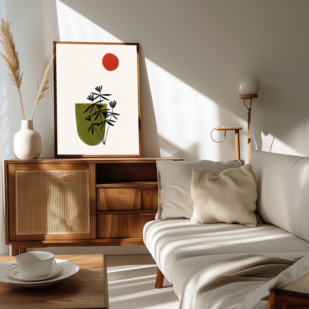 Green Plant Red Sun