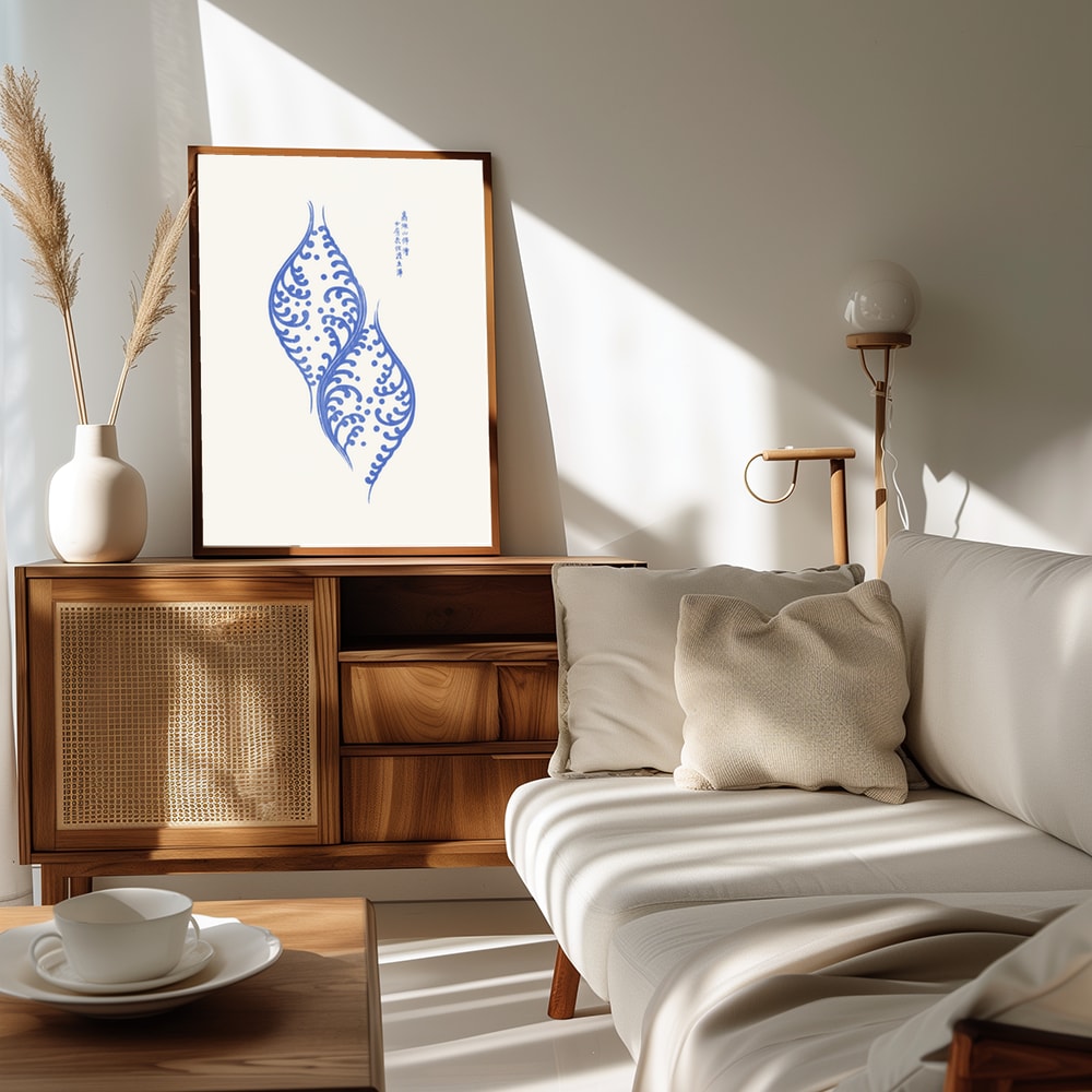 Woodblock Blue 2