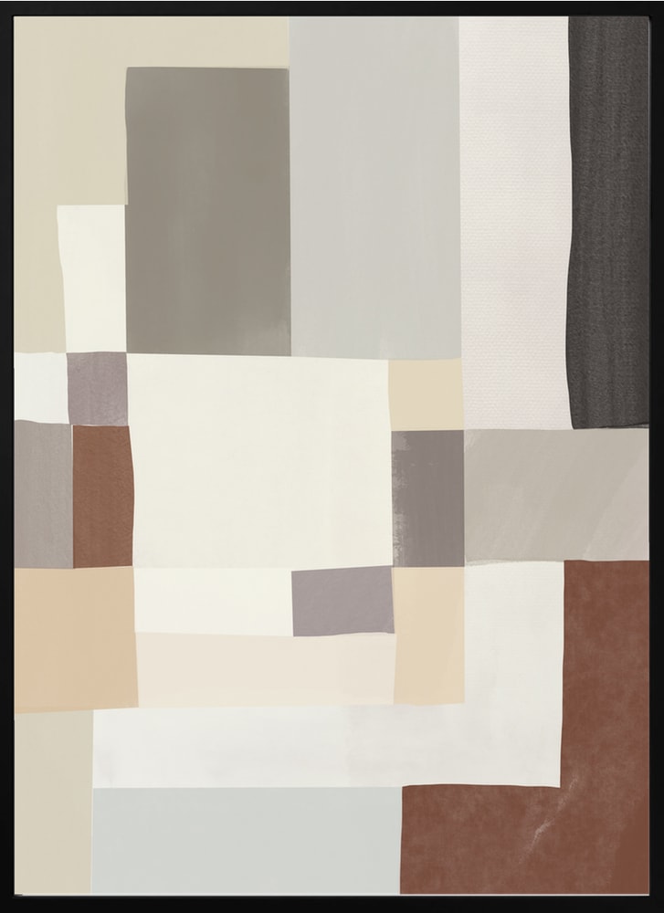 Muted Geometric Abstract
