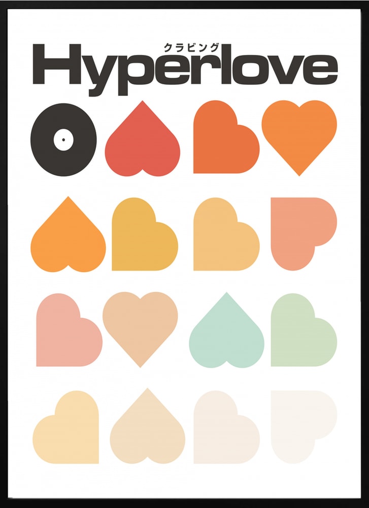 Retro Hearts Pattern