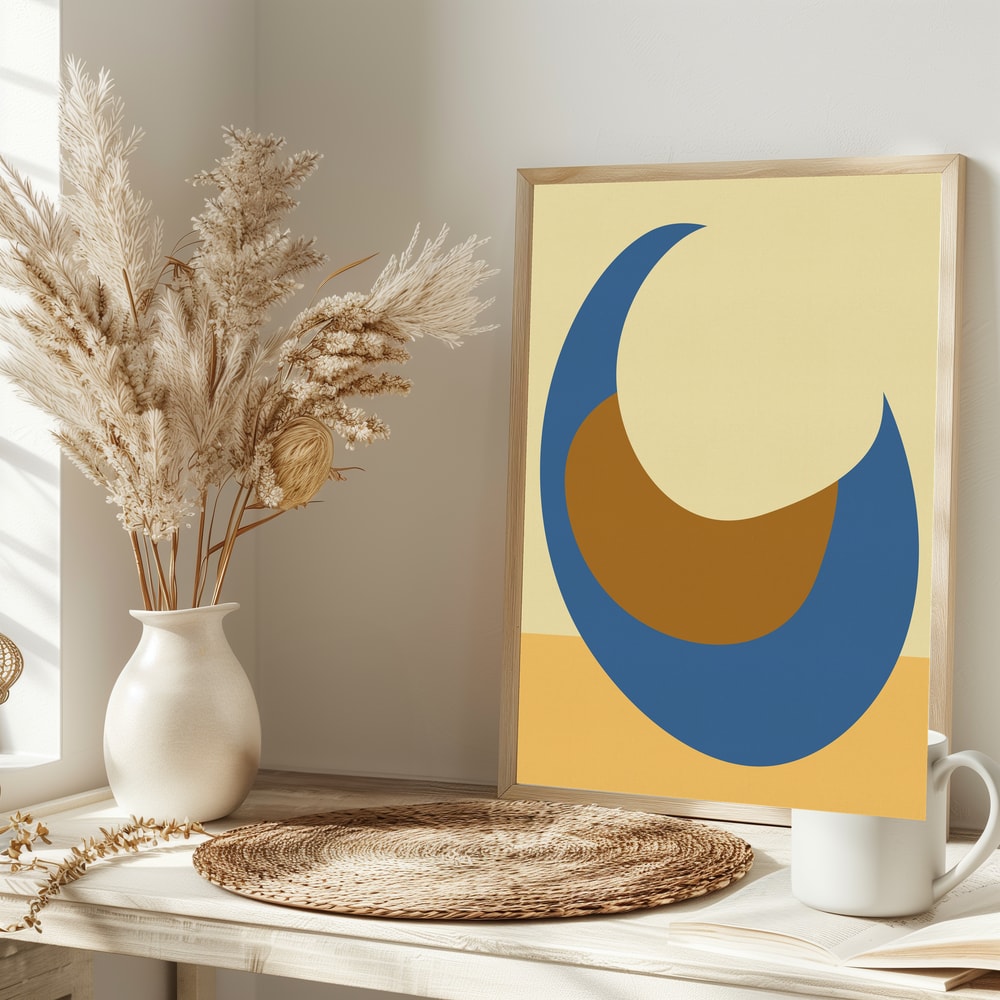 Blue Brown Embrace