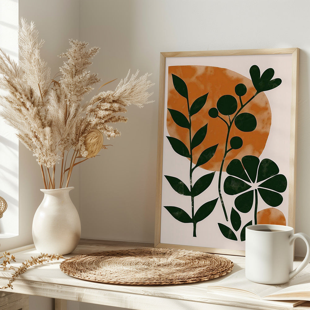 Abstract Botanical No 2 - plakatstore