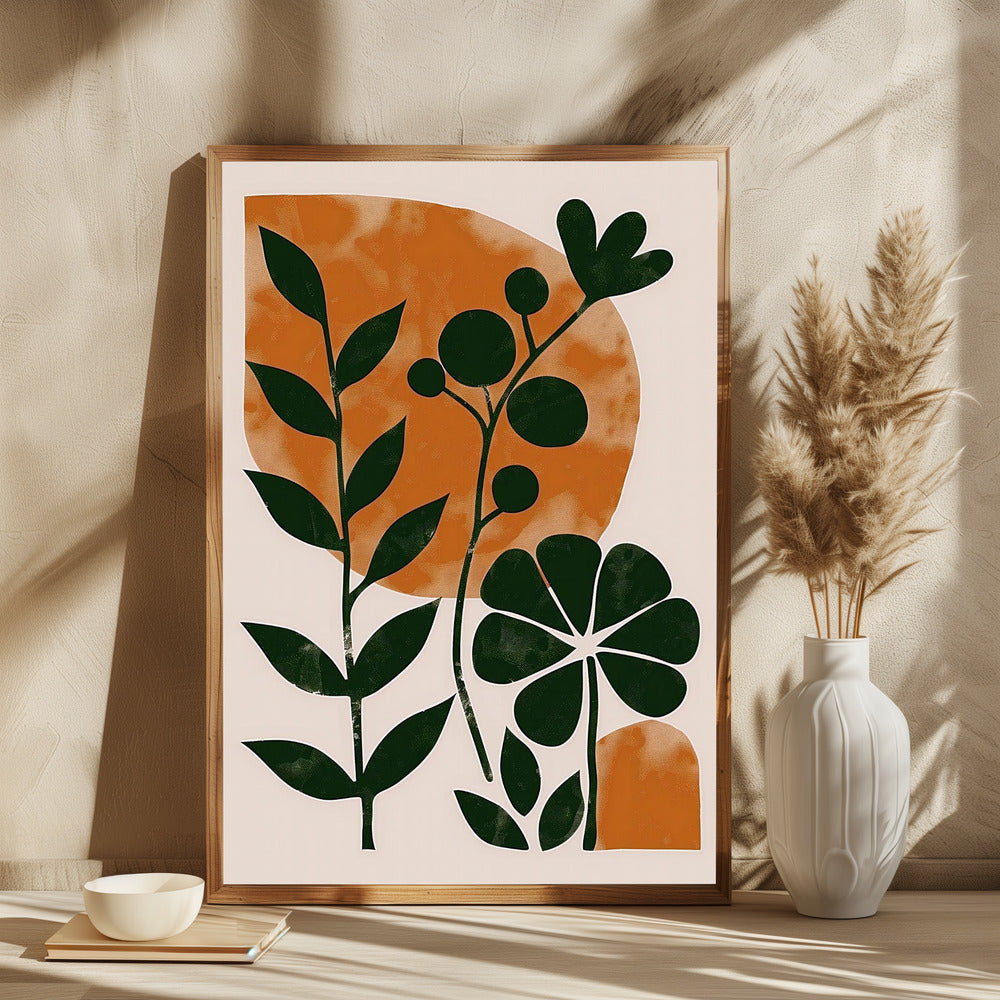 Abstract Botanical No 2 - plakatstore