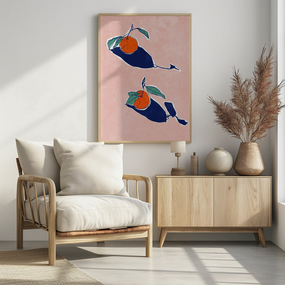 Abstract Oranges - plakatstore